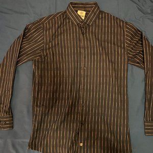 New W/O Tags F/X Fusion Long Sleeve Button Down Shirt